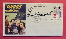 SIGNED CAROL BURNETT FDC AUTOGRAPHED FIRST DAY COVER  picture