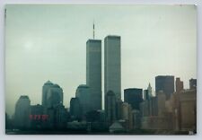 c2000 Twin Towers New York City NY Skyline VINTAGE 6x4