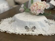 Vintage Linen Butterfly Doily picture