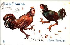 Fiscal Game Bird Satire Propaganda High Flyers Tuck 6138 c1904 postcard AQ4 picture