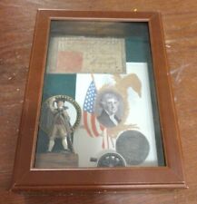 Vintage 1776 Thomas Jefferson American Revolution Historical Decor Shadow Box  picture