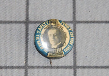 Vintage Woodrow Wilson Safety First Man of the Eight 8 Hour Day Campaign Button picture