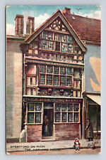 Shakespeare Harvard House Stratford-on-Avon Raphael Tuck's Oilette Postcard picture