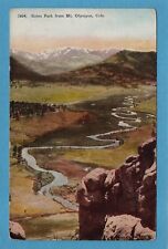 Postcard CO Colorado Estes Park from Mt Olympus DB ca 1907-1915 Posted 1920 picture