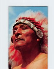 Postcard American Indian Warrior picture
