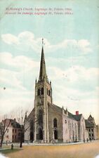 St. Hedwig's Polish Church Lagrange Street Toledo Ohio OH 1910 Postcard picture