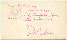 1976 Robert Penn Warren Autograph Note Signed picture