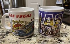Vintage Las Vegas Casino Coffee Mugs Cups Golden Nugget Circus Circus Flamingo picture
