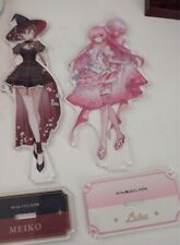 Meiko and Megurine Luka Vocaloid Witch and Birthday Acrylic Stands picture