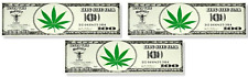 3x Hornet King Size Benny $100 Rolling Papers 32Lvs/Pk *Fast USA Shipping* picture