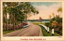 1930'S. GREETINGS FROM BELCHER, LA.  POSTCARD. DC1 picture