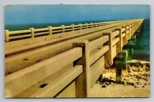 Thomas A. Johnson Bridge Pensacola Florida Vintage Posted Postcard picture