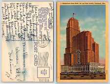 Cincinnati Ohio NETHERLAND PLAZA HOTEL Postcard L320 picture