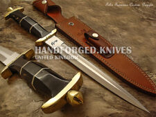 FELIX FRANCISCO CUSTOM HAND MADE SWISS DAGGER KNIFE BULL HORN HANDLE picture