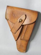 1943 WWII German Officer's Walther PP PPK Pistol Brown Leather Holster Stecher picture