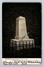 Philadelphia PA-Pennsylvania, The Penn Treaty Monument, Vintage c1908 Postcard picture