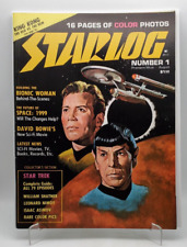 Starlog movie SCI-FI  #1 First issue magazine August 1976, VG/Fine picture