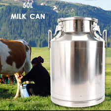 50 Liters Stainless Steel Milk Can Storing Wet Food Can Domestic Oil Containers picture