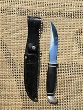 Nice Original Case XX 223-5 Fixed Blade Knife with Black Leather Sheath picture