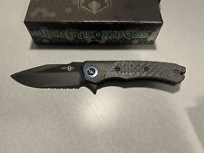 Heretic Wraith Manual V3- DLC Single Edge Serrated Blue Ti Accents | NEW picture