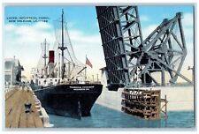 c1960's Locks Industrial Canal New Orleans Louisiana LA Vintage Postcard picture