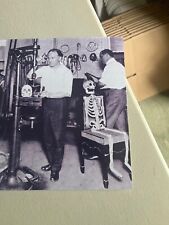 Harry Houdini, in his workshop, creating effects, reprint image, Rare picture