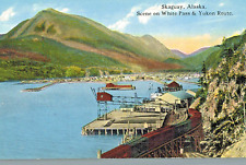 VIntage Postcard-Scene on White Pass & Yukon Route, Skaguay, Alaska picture