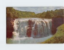 Postcard Middle Falls, Genesee River, Letchworth State Park, Portage, New York picture