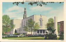 Salem MA 1950's St. Joseph's  Catholic Church, Architecture, Massachusetts picture