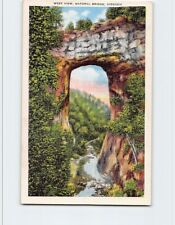 Postcard West View Natural Bridge Virginia USA picture