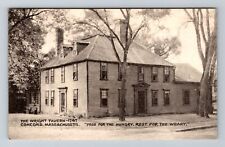Concord MA-Massachusetts, The Wright Tavern, Vintage Postcard picture