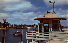 Fort Lauderdale Florida Bahia-Mar yacht basin resort ~ postcard sku485 picture