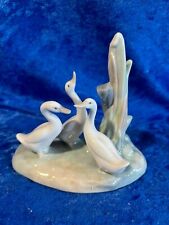 Lladro Group of Ducks Porcelain Figurine #4549 4.5 x 5