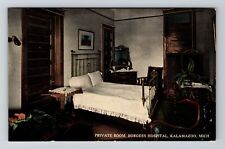 Kalamazoo MI-Michigan, Private Room at Borgess Hospital, Vintage Postcard picture
