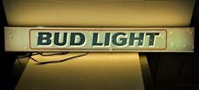 VINTAGE 1993 Budweiser BUD LIGHT Lighted Bar Sign 48