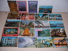 1950s-80s VINTAGE PANAMA POSTCARD LOT of 20 DIFF. picture