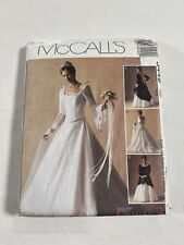 VTG McCall’s Sewing Pattern 3449 Miss Wedding Dress Bridal Bridesmaid Uncut #349 picture