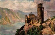 Ehrenfels Castle, Rhein, Germany Postcard picture