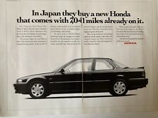 1992 Honda Accord Two Page Print Ad picture
