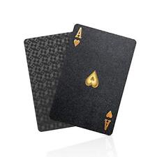 BIERDORF Diamond Waterproof Black Playing Cards, Deck of Cards (Black) picture