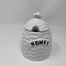 MRKT Ceramic 4x6.5in Honey Pot with Lid AA02B17008 picture