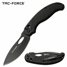 Tac-Force Ball Bearing Axis Lock Black Pocket Knife Folder TF-1037BK 8.25