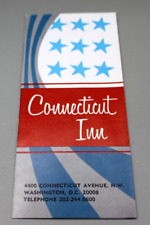 Connecticut Inn Hotel Washington DC brochure 1960's picture