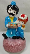 The Lolipop Man Spinning Figurine Music Box Hand Painted VTG Spencers Gifts 1974 picture
