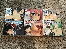 My Youth Romantic Comedy Is Wrong As I Expected Manga Vol. 1 2 3 English picture