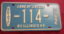1983 ILLINOIS OFFICIAL HOUSE -114- LICENSE PLATE picture