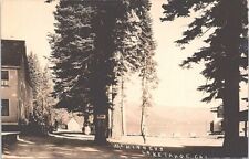 Lake Tahoe California RPPC McKinney's Resort 1920s picture
