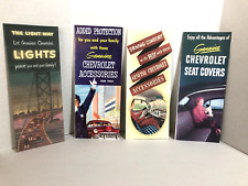 4 1952 Chevrolet Genuine Accessories, lights, and seat covers Sales Booklets picture