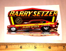 Pat Foster BARRY SETZER Red Chevy Vega NHRA Racing Funny Car Sticker Decal picture