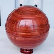 Natural Red jasper Sphere Quartz Crystal reiki Ball Healing 2140G picture